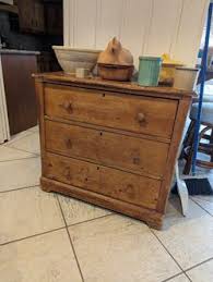 Antique Pine Chest Rustic Farmhouse Dresser for Sale in La ...