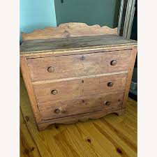 Solid Wood Antique Dresser - AptDeco