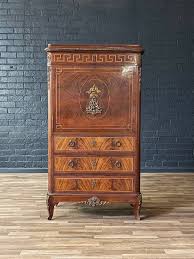 Antique French Louis XVI Style Drop-Down Desk Cabinet, c.1920's – Vintage Supply