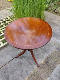 Antique Side Table / Wine Table - Wood - Biedermeier / Empire Style - Exclusive English Country House - 1920 - Etsy