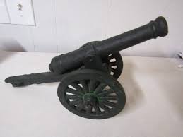 RARE MILITARY DISPLAY CANNON REPLICA WEIGHS OVER 11 POUNDS STILL WORKS AND ROLLS | eBay