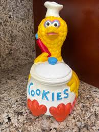 Big Bird Ceramic Cookie Jar #976C, Vintage 1976 Muppets Inc ...