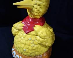 Vintage Sesame Street Big Bird Ceramic Cookie Jar 1970s ...