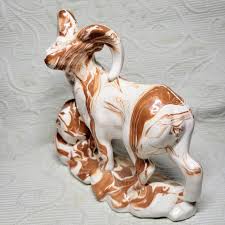 Vintage 1999 Mountain Goat Statue Collectible Figurine/cream ...