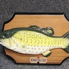 Big Mouth Billy Bass Singing Animated Fish Vtg 1999 Gemmy ...