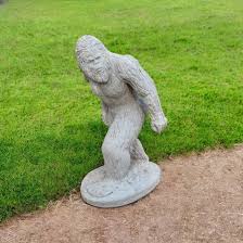 Standing Bigfoot Statue | Concrete Bigfoot Man 24" | Outdoor ...