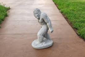 Concrete Bigfoot on Base | Stone Sasquatch 24" | Massive ...