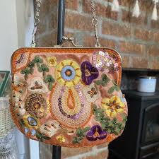 Bijoux Terner | Bags | Vintage Bijoux Terner Embroidered ...