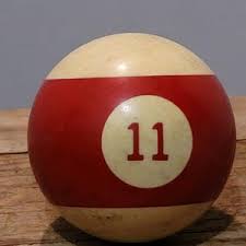 Vintage 1960's Billiard Ball Good Clean Condition Couple Scuffs, Standard Size, No.13 in the White, Yellowed - Etsy