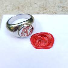 Aviator Parrot Wax Seal Signet Ring - Etsy Hong Kong