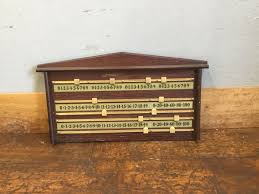 Wooden Snooker Scoreboard - Authentic Reclamation