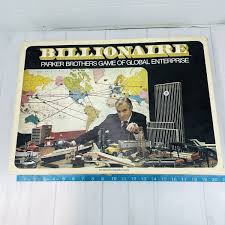 Parker Brothers 1973 Billionaire Board Game Complete Set ...