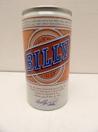BILLY ALUMINUM STAY TAB BEER CAN #40-3 PRESIDENT JIMMY ...