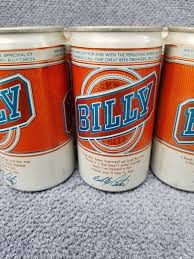 Vintage 6 Pack BILLY Billy Carter Aluminum Beer Cans Empty ...