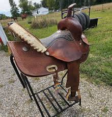 OG Billy Cook Barrel Saddle 15" Sulphur OK high back – Rock ...
