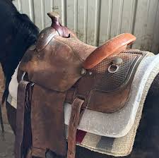 Drew Clark Veach Calf Roping Saddle | eBay
