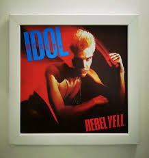 Billy Idol "rebel Yell" Framed Reproduction 12" Album Cover ...