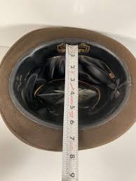 Vintage 1950s Foreman & Clark Silk Finish Fedora 7 1/8 USA Made | eBay