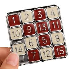 ThinkFun Fifteen Puzzle - Travel-friendly Classic Game, Fits ...