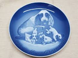 Vtg 1969-1979 COPENHAGEN PORCELAIN B&G DENMARK MOTHER`S DAY COLLECTOR PLATE 9879 | eBay