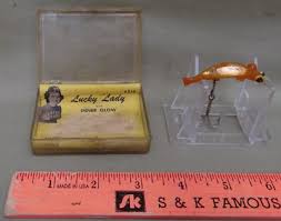 Lucky Lady Tackle Co., LA, CA. "Inner Glow" 2 1/4", Lure, Unfished w/Box | eBay