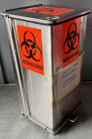 Stainless Steel Biohazard Waste Container — Lab Cycle Partners