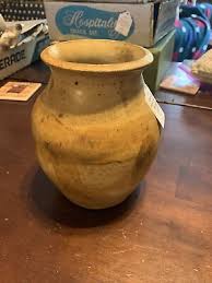 Schumacher Signed Brown Pottery Vase | eBay