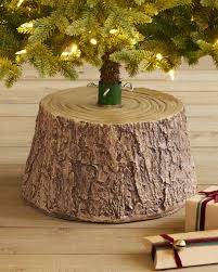 Tree Bark Christmas Tree Stand | Balsam Hill