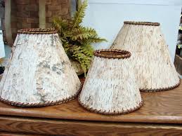 Birch Bark Lamp Shade Log Cabin Rustic Cabin Decor Lamp ...