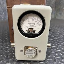 Bird 43 RF Wattmeter with 5 Slugs and Case