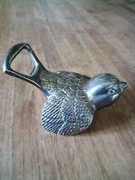Vintage Silver Plate Bird Bottle Opener | eBay