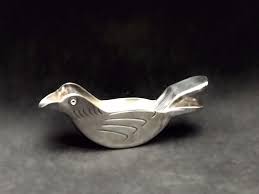 Vintage Silver Plated Lemon Squeezer: French Art Deco Bird ...