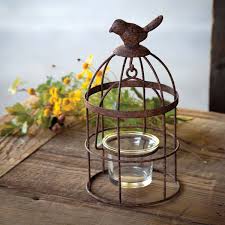 Birdcage Votive - Iron Accents