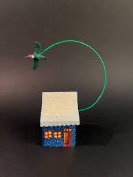 Hummingbird Mini Glitter House - Etsy