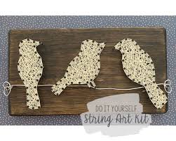 DIY Birds on a Wire String Art Kit - Etsy