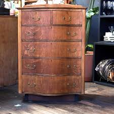 Late 19th/ Early 20th Century Newly Refinished Tall Boy Dresser | mignonne