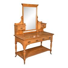 1890s Grand Antique Victorian Scottish Satinwood Dressing ...