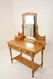 Antique Victorian Satinwood Inlaid Dressing Table, Vanity ...