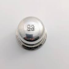 Vintage Birks Sterling Silver Ring Box: Bell Shape, Velvet ...