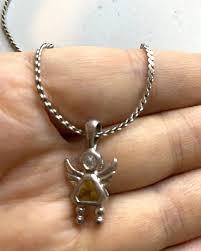 5.336 Vintage necklace, chain, silver tone, Angel pendant, Trifari | eBay