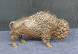 Indian With Tomahawk Cast Iron Bank