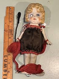 8” Frozen Charlotte Japan Nippon Bisque doll Kewpie flapper ...