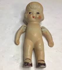Japan Bisque Jointed Doll Figure 4 1/4 Inch Tall Vtg | eBay
