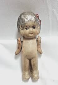 Japanese Silver Hair Bisque/ Porcelain Flapper Kewpie Doll ...