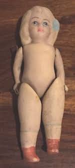 VINTAGE PORCELAIN BISQUE DOLL GIRL 11CM BELGIUM ? FRANCE ...