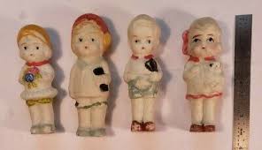 Made in Japan Kewpie Bisque China Dolls set of 4, very nice condition | eBay