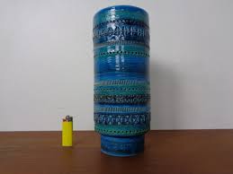 Rimini Blue Ceramic 711/25 Vase by Aldo Londi for Bitossi ...