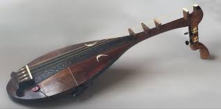 Japanese musical rare instrument Antique biwa Machine Head ...