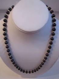 14K GOLD AND ONYX NECKLACE - 21" LONG - 37 GRAMS TOTAL WEIGHT - TUB BBA-4 | eBay