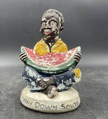 Black Americana Chalkware Black Boy Eating Watermelon "way ...